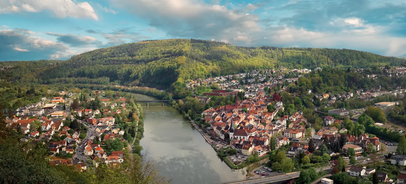 Neckar Valley in Heidelberg