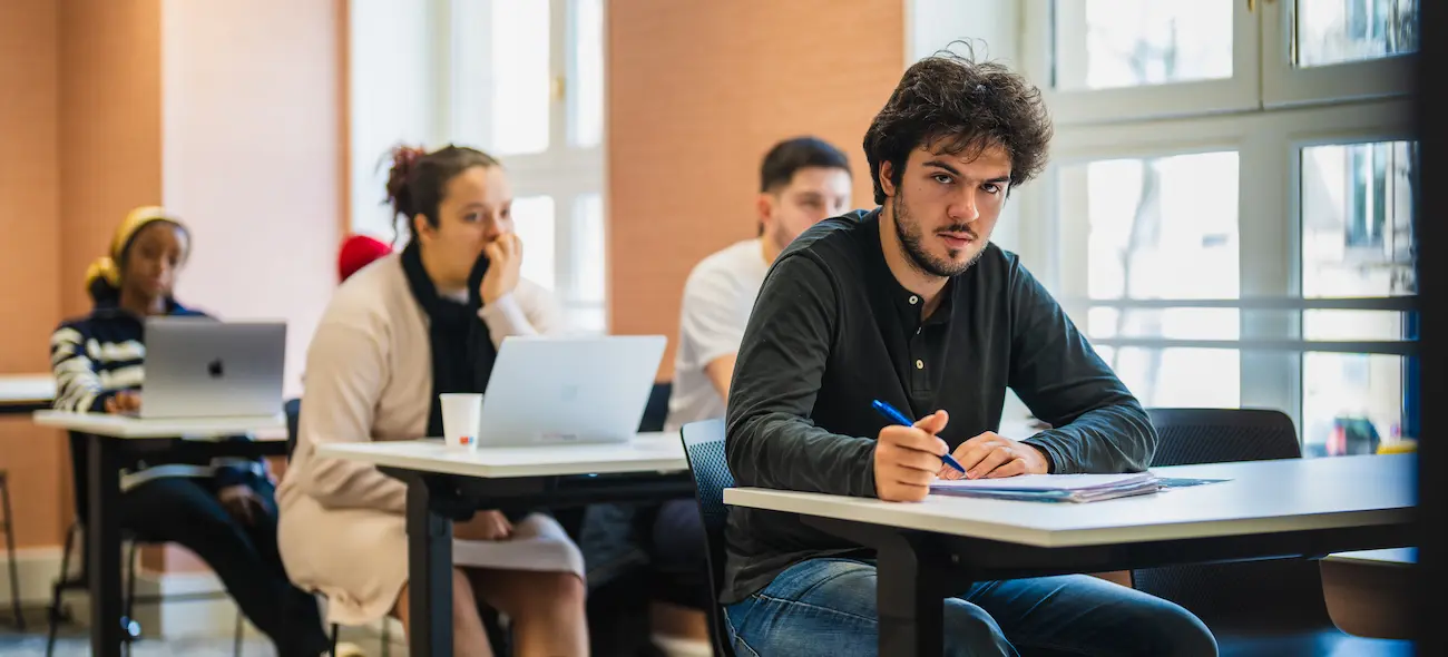 Schiller Students of Master's in Global Finance in the Classroom