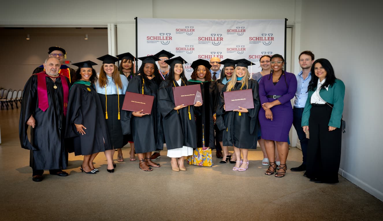 Graduates from Schiller Tampa Campus