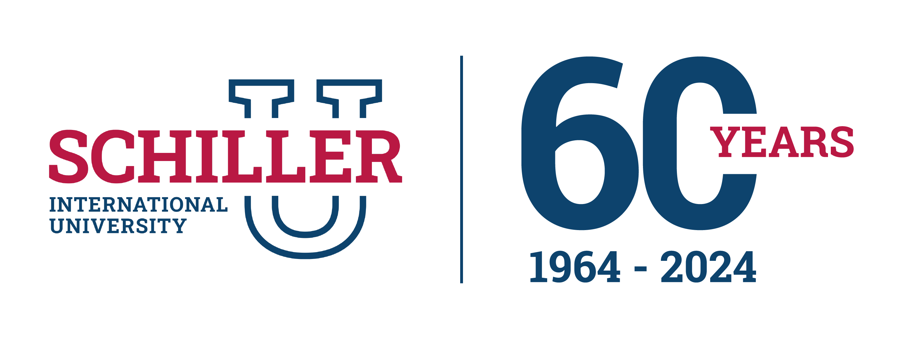 Schiller University 60 Years Commemorative Logo with Color Design