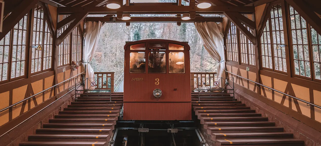 The Funicular Railway in Heidelberg